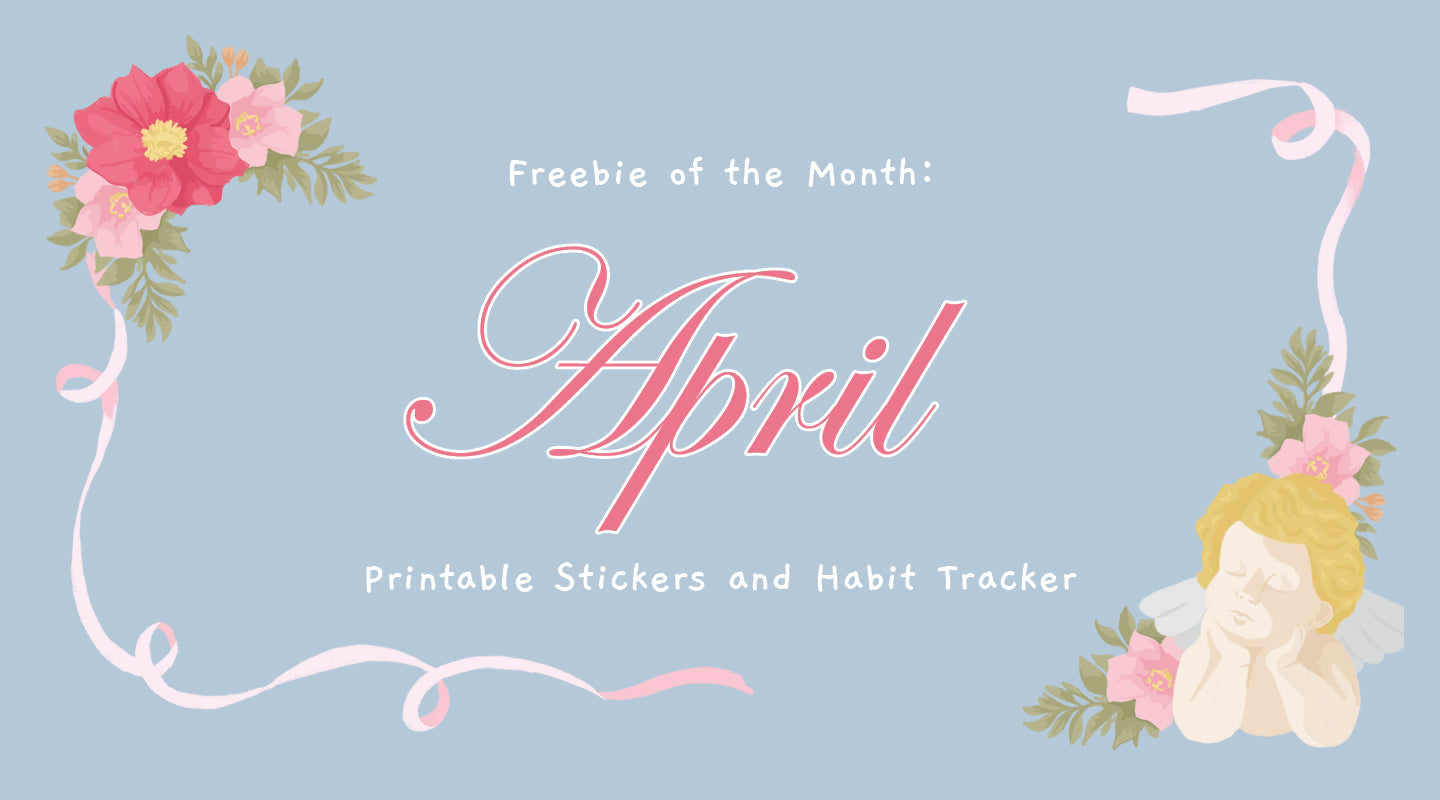 FOTM: April 2024 Free Printable Stickers and Habit Tracker
