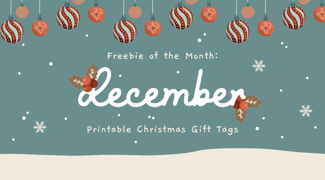 FOTM: December Free Printable Christmas Tags