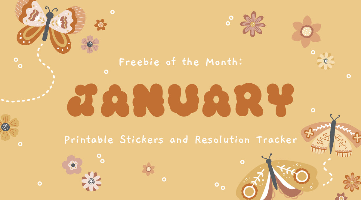 Freebie of the Month - January Free Printable Calendar and Sticker Pac ...