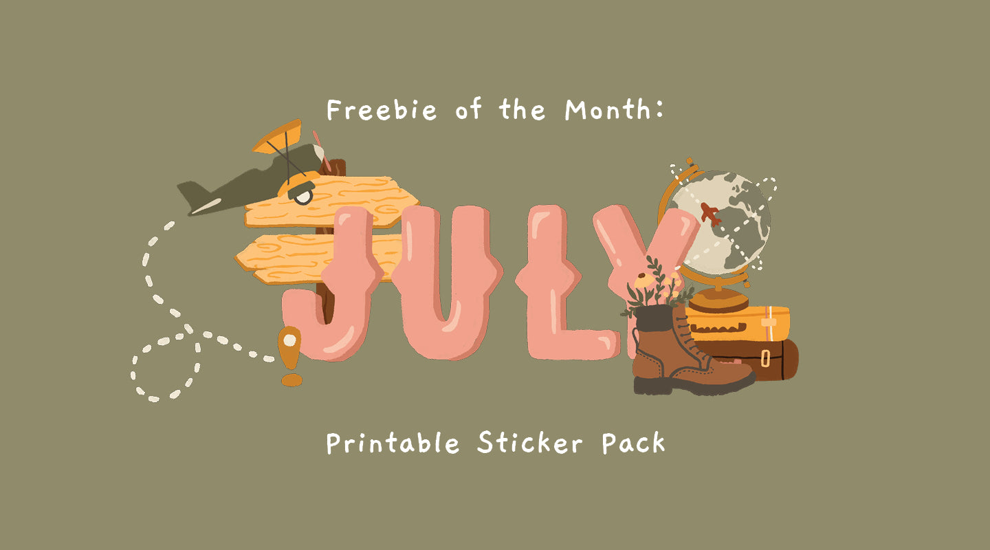 FOTM: July Free Printable Sticker Pack