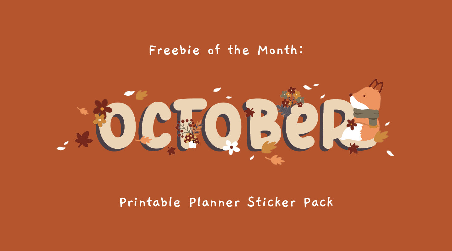 FOTM: October Free Printable Sticker Pack